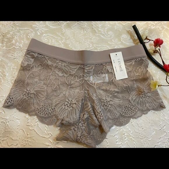 💥 I Lumie Boy short Sexy Floral Lace  Panties M - Picture 5 of 11